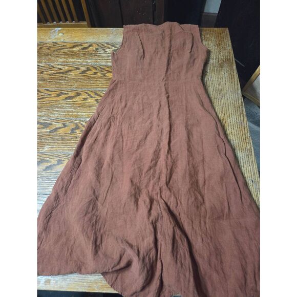 Correll Correll wave dress in brown sz XS - Picture 4 of 4